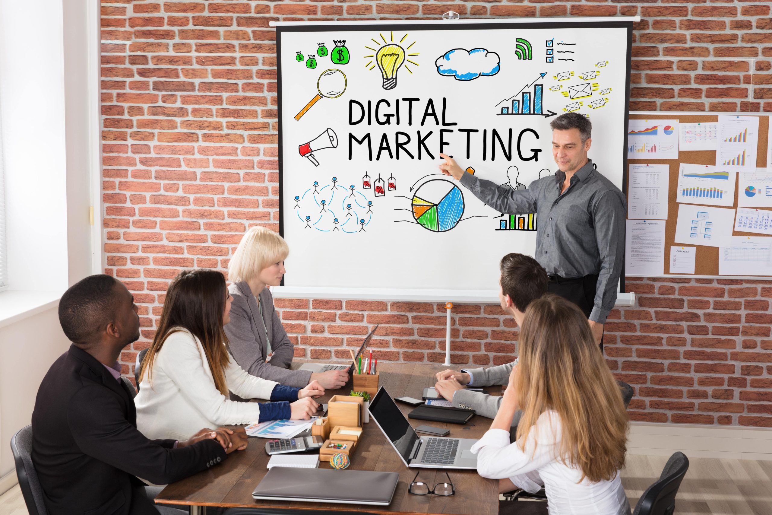 Digital marketing services including SEO, PPC, SMM and web design